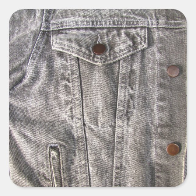 Gray Denim ~ sticker (Front)