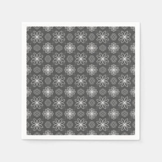 Gray Design Napkins