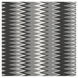 Gray Diagonal Geometric Stiped Zag Zag Fabric