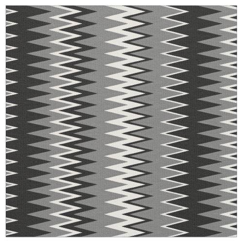 Gray Diagonal Geometric Stiped Zag Zag Fabric