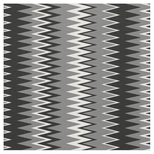 Gray Diagonal Geometric Stiped Zag Zag Fabric