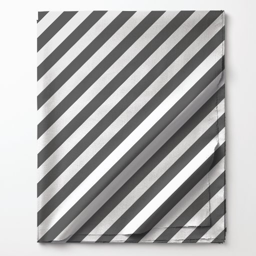 Gray Diagonal Stripes Pattern Fabric