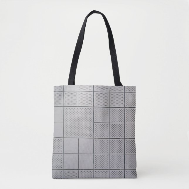 Gray digital tote bag (Front)