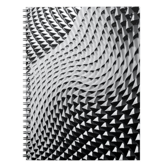 Gray digital wallpaper notebook (Front)