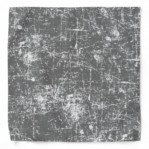 Gray Distressed Bandana