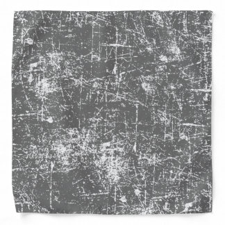 Gray Distressed Bandana