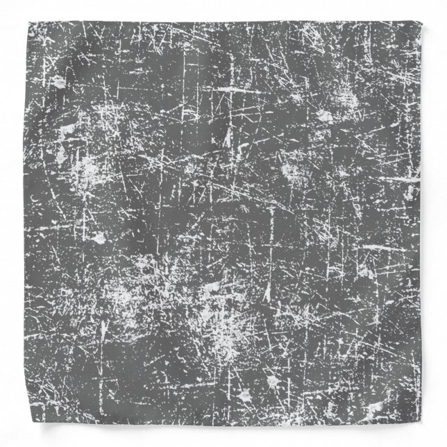 Gray Distressed Bandana (Front)