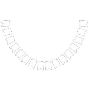 Gray Distressed Texture Rustic Bunting Banner