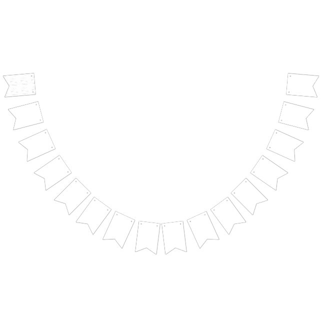 Gray Distressed Texture Rustic Bunting Banner (All)