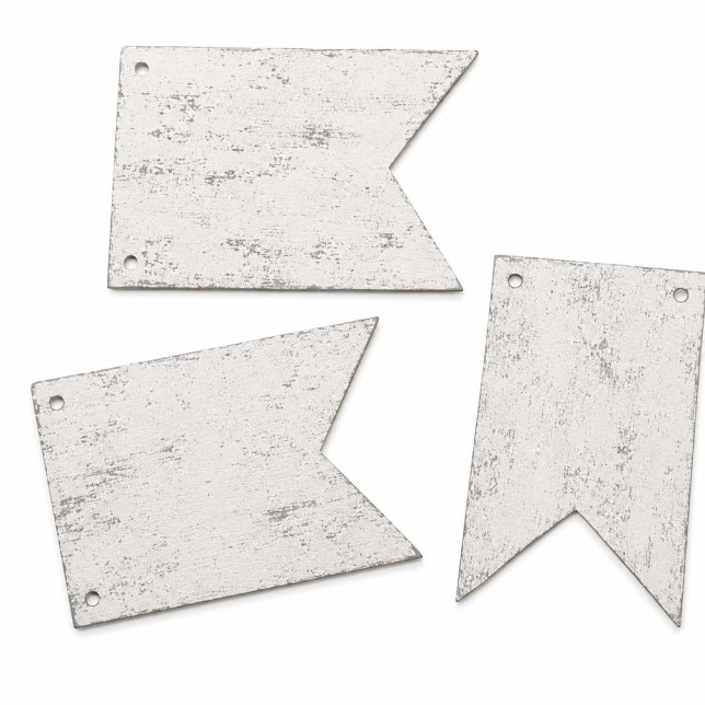 Gray Distressed Texture Rustic Bunting Banner (Creator Uploaded)