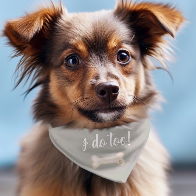 Gray Dog Wedding Bandana (Creator Uploaded)