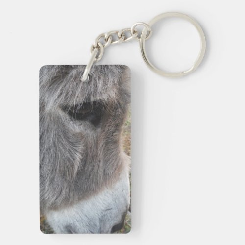 Gray Donkey Keychain