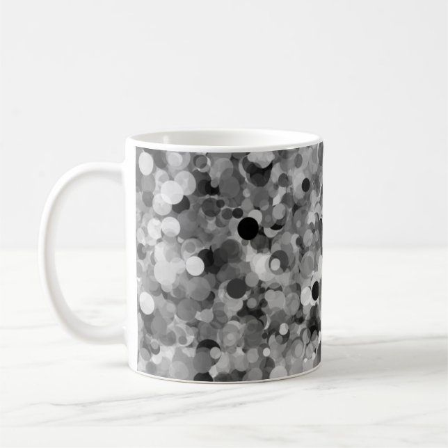 Gray Dot 11oz Mug (Left)