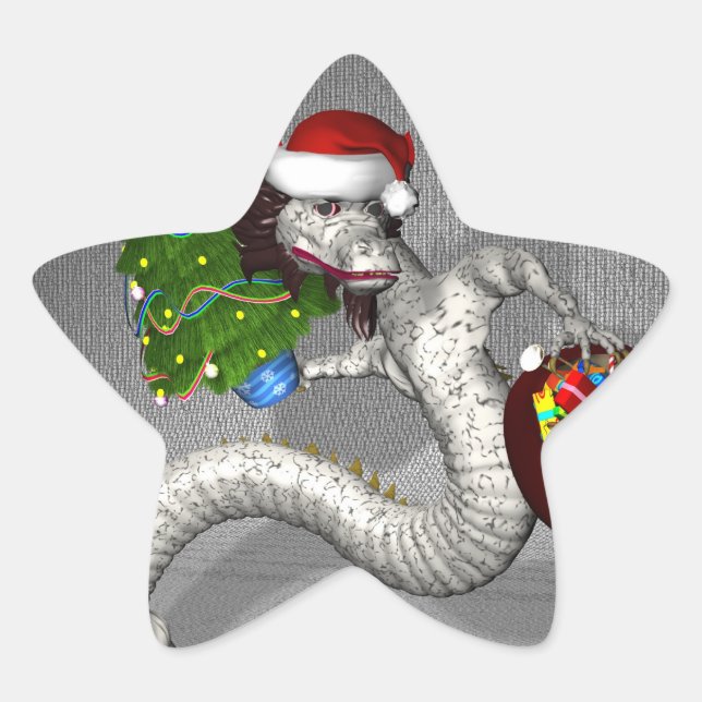 Gray Dragon Star Sticker (Front)