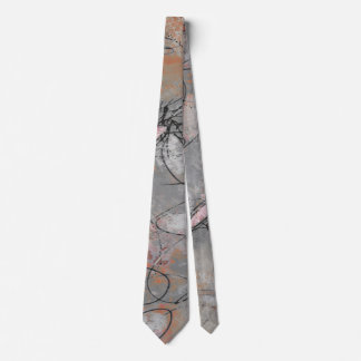 Gray Dragonfly Neck Tie