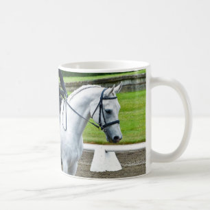 Gray Dressage Horse Mug II