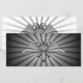 Gray eagle with two heads (Front/Back)