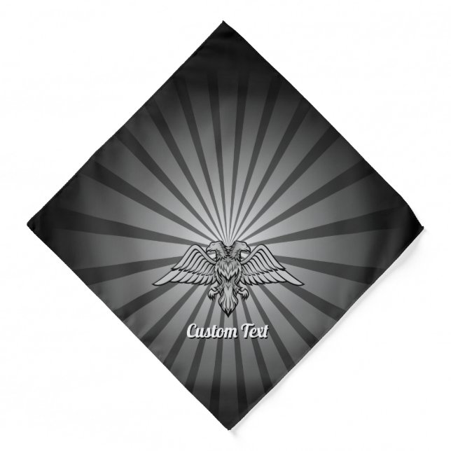 Gray Eagle with two Heads Bandana (Front)