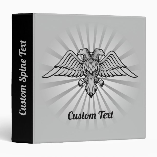 Gray Eagle with two Heads Binder (Front/Spine)