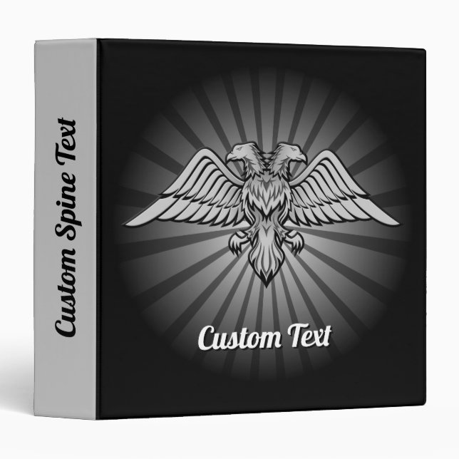 Gray Eagle with two Heads Binder (Front/Spine)