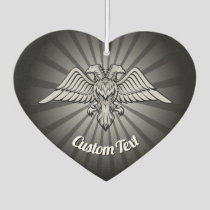 Gray Eagle with two Heads Car Air Freshener