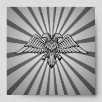 Gray eagle with two heads envelope