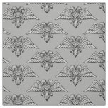 Gray Eagle with two Heads Fabric