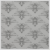 Gray Eagle with two Heads Fabric