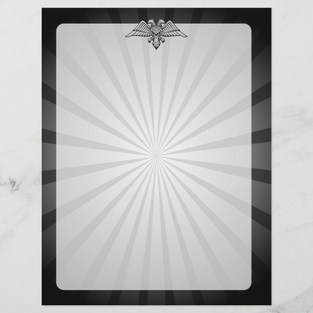 Gray eagle with two heads flyer (Front)