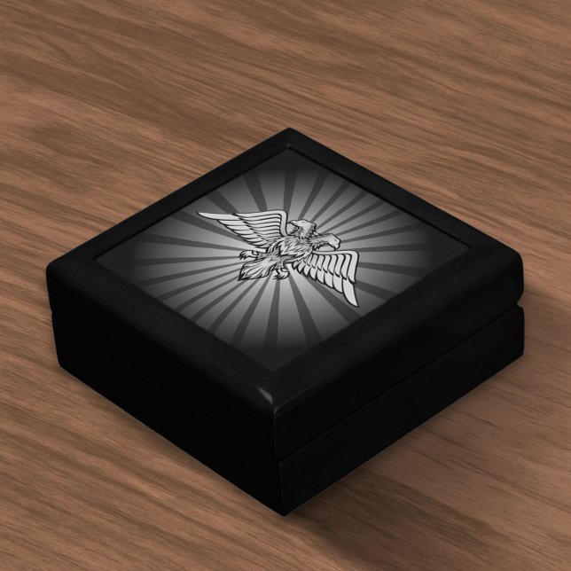 Gray eagle with two heads gift box (Creator Uploaded)