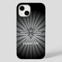Gray Eagle with two Heads iPhone Case