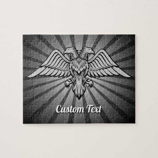 Gray Eagle with two Heads Jigsaw Puzzle (Horizontal)