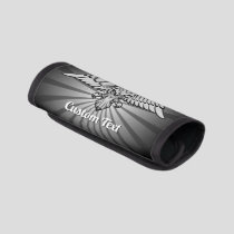Gray Eagle with two Heads Luggage Handle Wrap