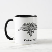 Gray eagle with two Heads Mug