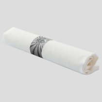 Gray eagle with two heads napkin bands