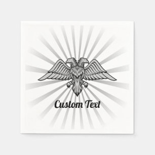 Gray Eagle with two Heads Napkins