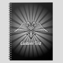 Gray eagle with two Heads Notebook