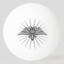 Gray Eagle with two Heads Ping-Pong Ball