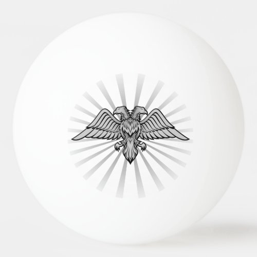 Gray Eagle with two Heads Ping_Pong Ball