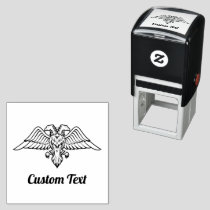 Gray Eagle with two Heads Self-inking Stamp