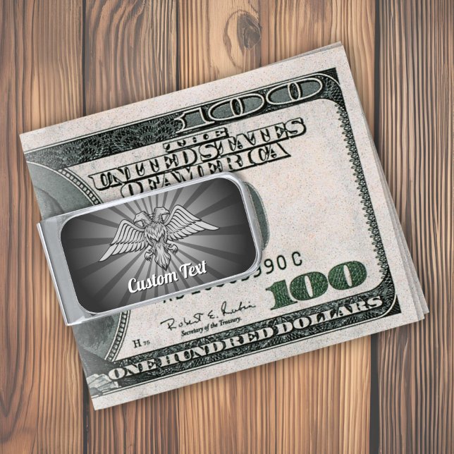 Gray eagle with two heads silver finish money clip (Creator Uploaded)