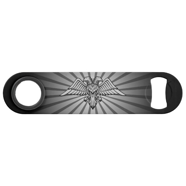 Gray Eagle with two Heads Speed Bottle Opener (Front (Horizontal))