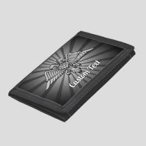 Gray eagle with two Heads Wallet