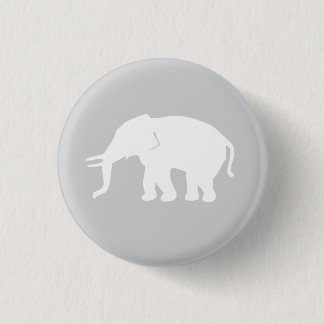Gray Elephant Button