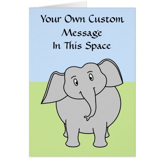 Gray Elephant Cards (Front)