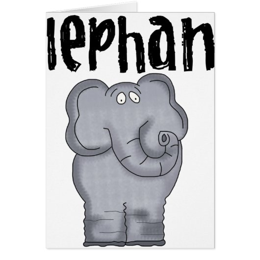 Gray Elephant Cards (Front)