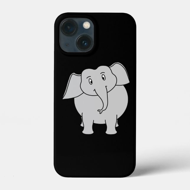 Gray Elephant. Case-Mate iPhone Case (Back)