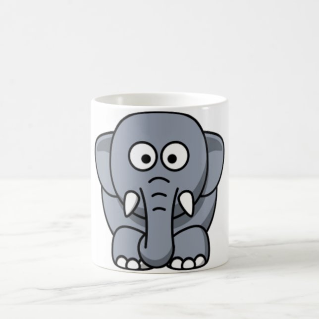 GRAY ELEPHANT COLOR MORPH MUG  (Center)