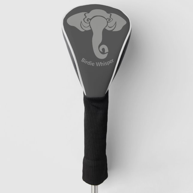 Gray Elephant  Family Home Address Republican  Golf Head Cover (Front)