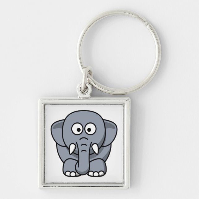 GRAY ELEPHANT KEYCHAIN (Front)
